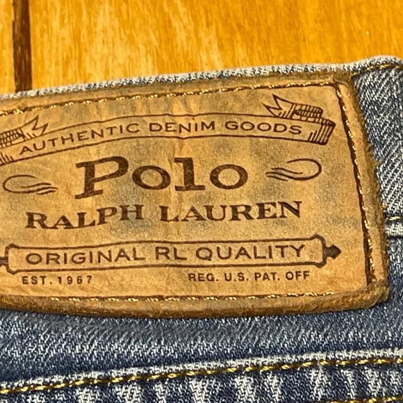 Polo Ralph Lauren The Varick Slim Straight Jeans 34x32 Medium Wash Denim - Picture 10 of 16
